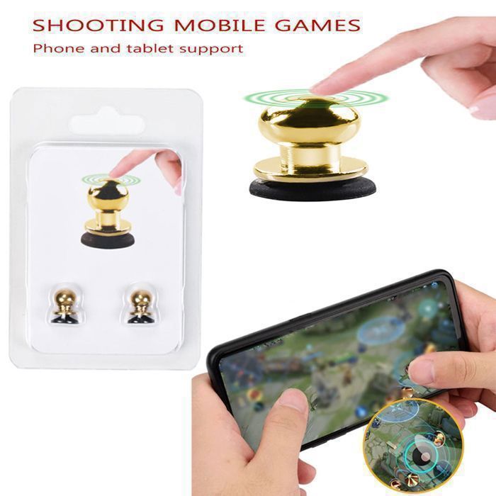 Gamer Manette de jeu pour téléphone portable, 2 pièces, pour PUBG, bouton L1R1, accessoires de jeu pour IPhone et Android