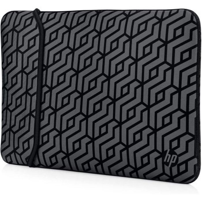 Hp Housse De Protection Réversible Pour Ordinateur Portable 14" (Néoprène) - Noir/Gris