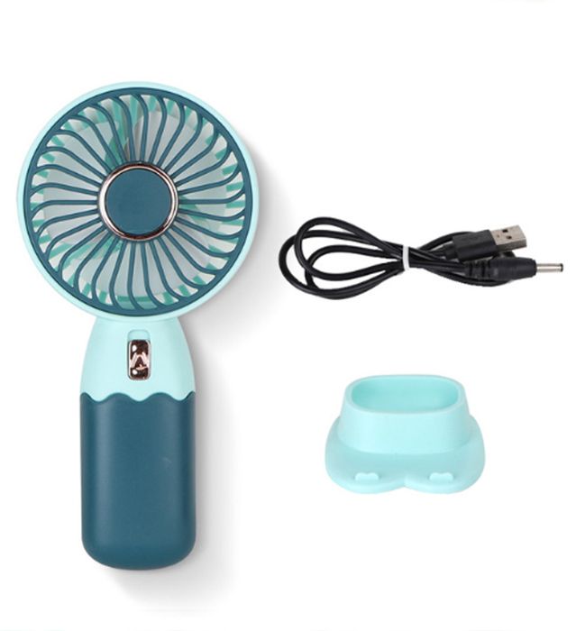 mini ventilateur sans fil de poche portable aste par USB  pour la maison refroidissement d'été avec support pour téléphone
