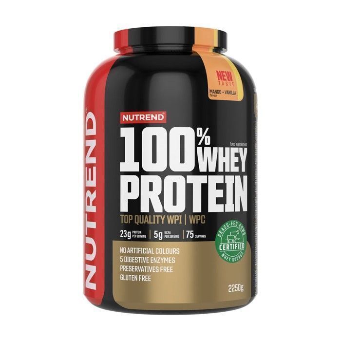 100% Whey Protein – 2,25 kg – Saveur Mangue Vanille