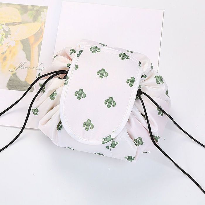 Pochette cosmétique à cordon Cactus