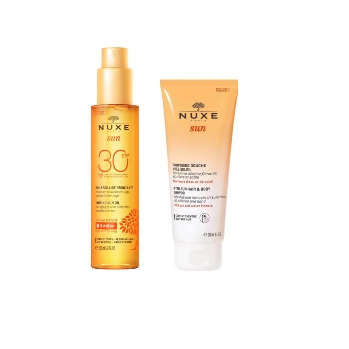 Nuxe Sun duo pack "Huile Bronzage spf30 150ml+sham Douche AP 100ml"