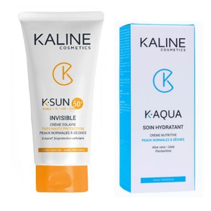 Kaline Ecran teinte 50+ k-aqua soin hydratant  pack