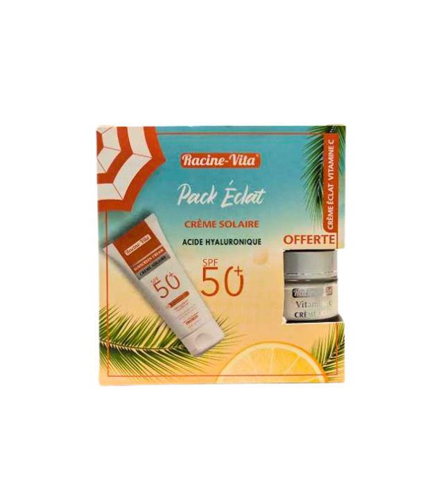 Racine vita duo pack eclat " ecran invisible 50ml+creme eclat Vit C "