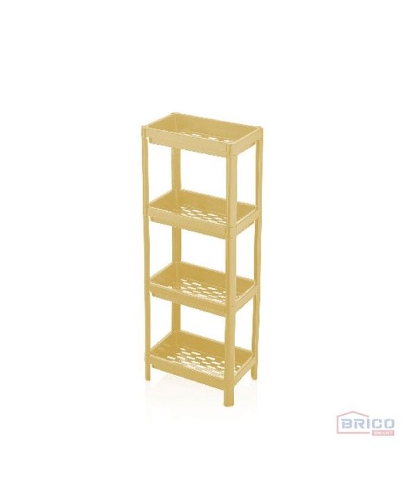 ETAGERES SALLES DE BAIN BEIGE MARKO (4 ETAGES)