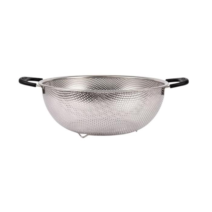 PASSOIRE ROND AVEC 2 ANSES  INOX MARINA SK-1101