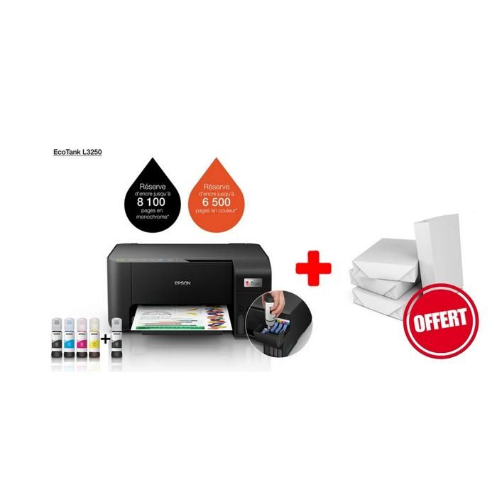 Pack Imprimante multifonction L3250 + Ramette de papier A4