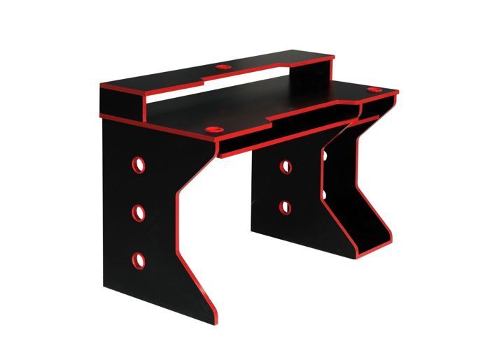 Bureau ATLANTIX GAMING 1 - Noir / Rouge