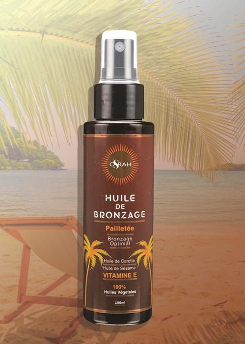 OSRAH HUILE DE BRONZAGE PAILLETÉE 100ML