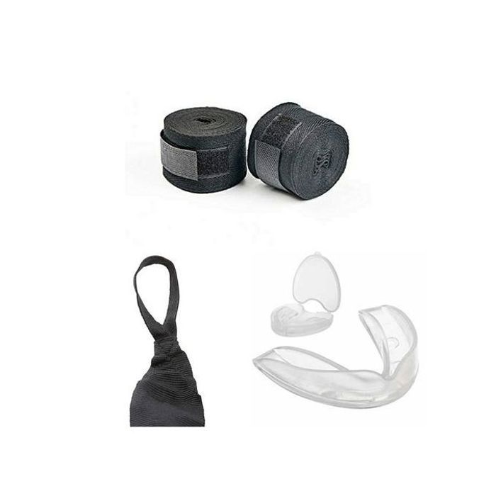 Pack bandage noir et protège dents transparent