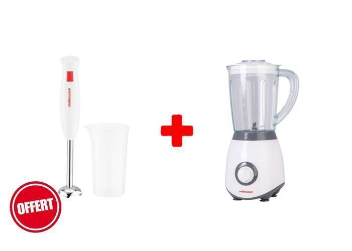 BLENDER MJB-351 + HAND MIXER MHM-403 INOX MELLERWARE