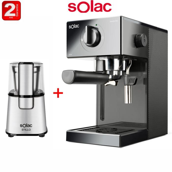 Cafetiere Expresso Ce 4502 Easy Graphite + Moulin A Cafe Stillo Mc6251 Gratuit