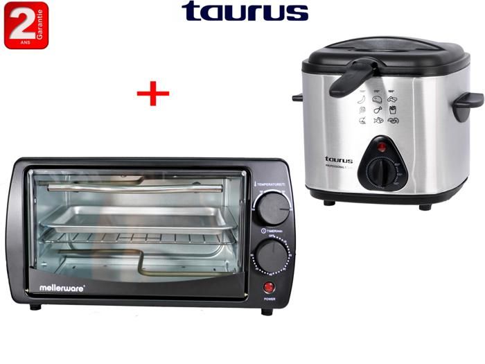FRITEUSE FRYER PROFESSIONAL 1 SLIM TAURUS + FOUR ELECTRIQUE MOV10