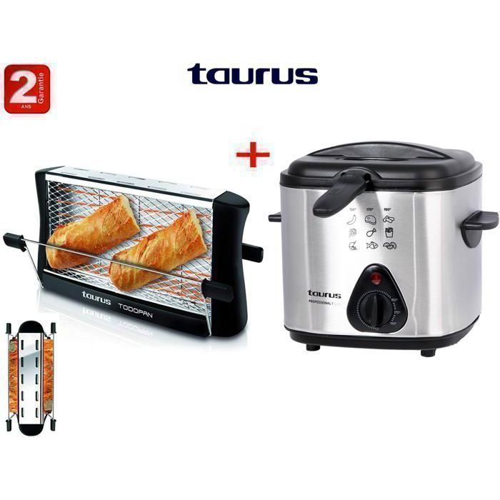 FRITEUSE FRYER PROFESSIONAL 1 SLIM TAURUS + TOASTER TODOPAN