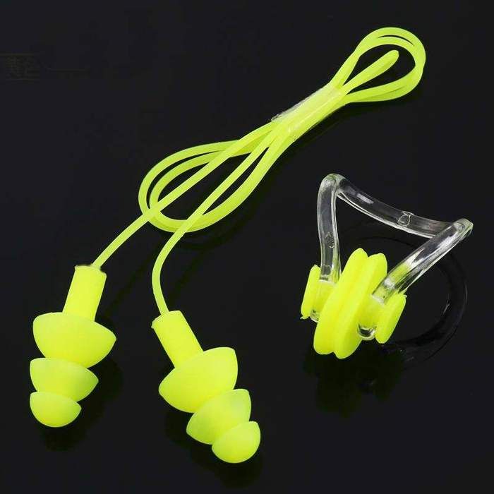 BOUCHONS D'OREILLES - PINCE NEZ VERT