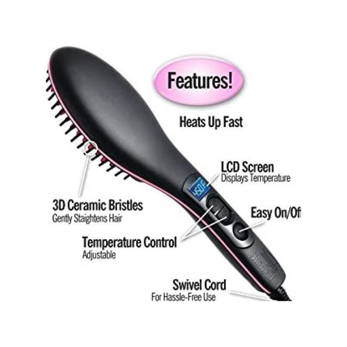 Brosse lissante en Céramique Simply Straight- Lisseur chauffant Céramique