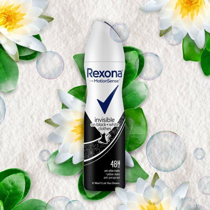 Rexona Déodorant Invisible Black + White Clothes Spray