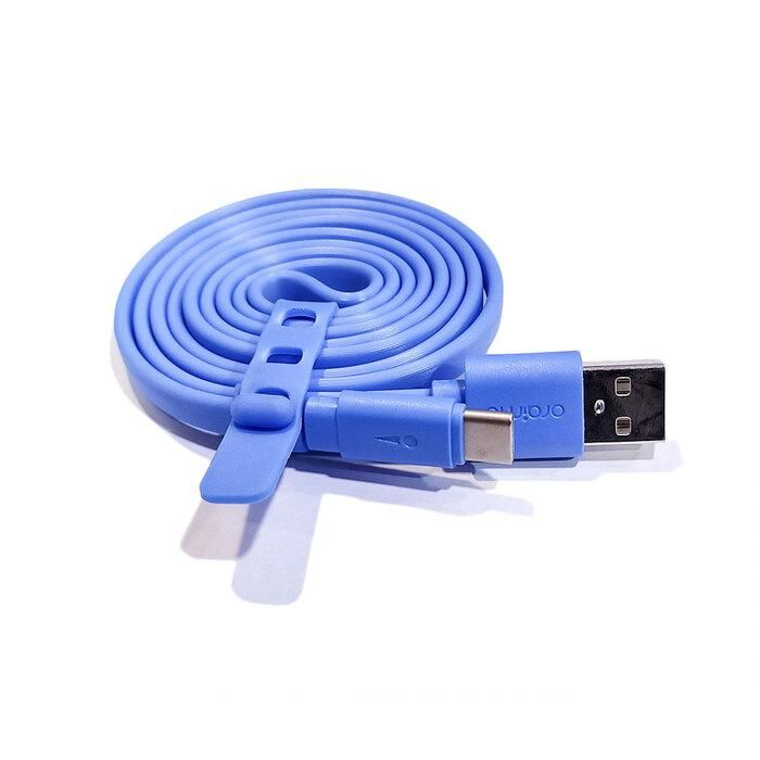 CABLE TYPE C 1M  bleu ciel