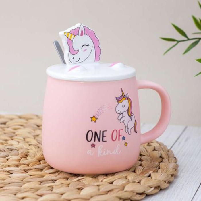 Porte-Téléphone Mobile Tasse en Céramique Licorne