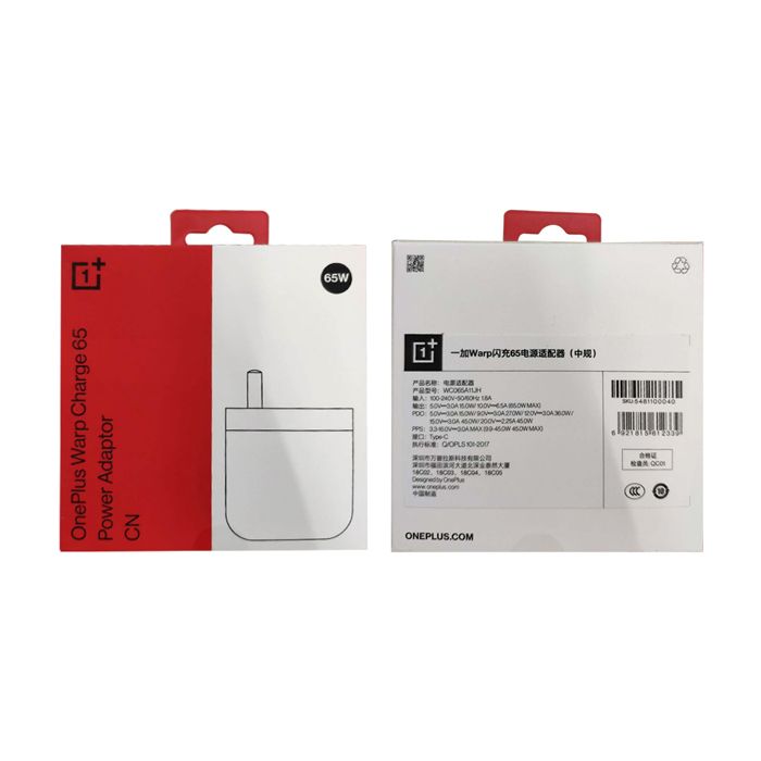 chargeur Warp Charge 8 T, adaptateur secteur blanc EU US UK, câble de Type C 65w, OnePlus 9 8 T 8 pro 7T us charger -QX2042