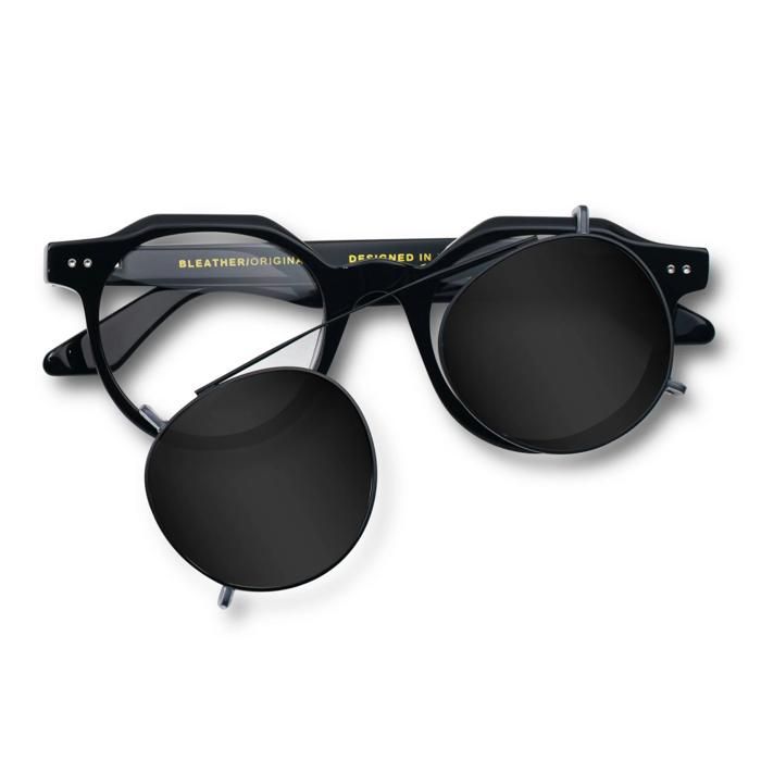 Lunettes Clip-On en acétate - Ginkgo Gris transparent