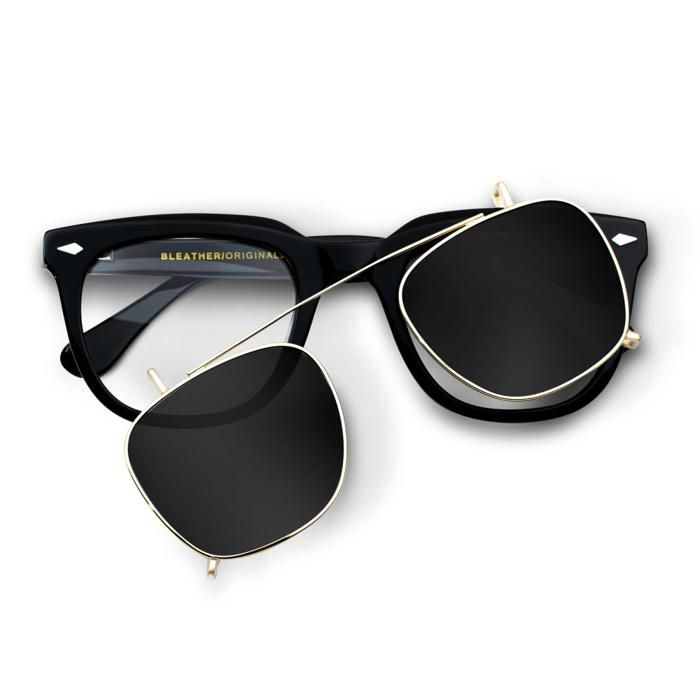 Lunettes Clip-On en acétate - Cypress Noir