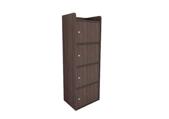 Polycube HVP 4 Portes 40x29x113,2cm - Wenge