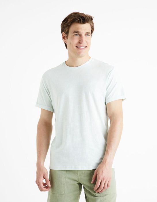T-shirt col rond 100% coton