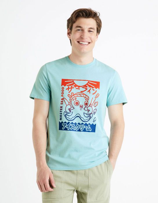 T-shirt col rond 100% coton