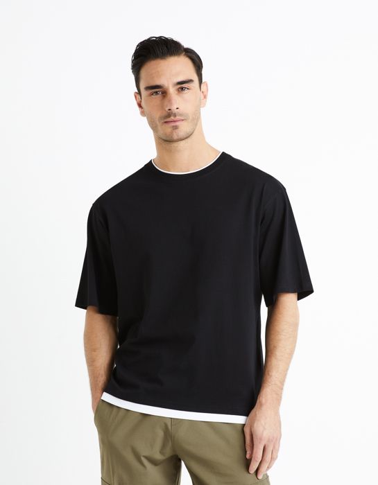 T-shirt col rond 100% coton