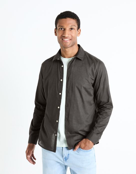 Chemise regular 100% coton