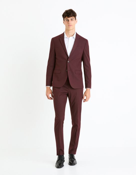 Chemise - CELIO - Regular - Coton Stretch - Manches Longues - Couleur Blanche - Marjane Mall - Image 3