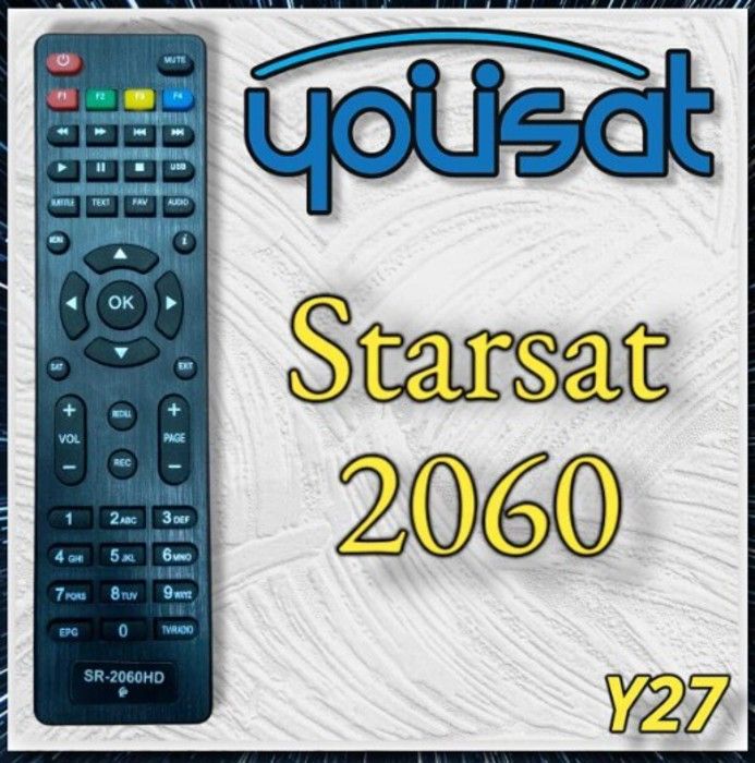 TELECOMMANDE compatible avec RECEPTEUR TV STARSAT 2026