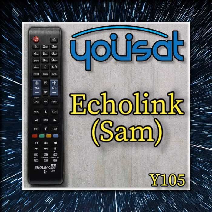 Télécommande - ECHOLINK - SAM - Noir - Simple - Compatible avec récepteur TV