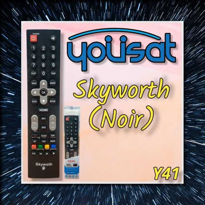 Télécommande - SKYWORTH - Compatible TV - Couleur Noir - Simple - Ergonomique