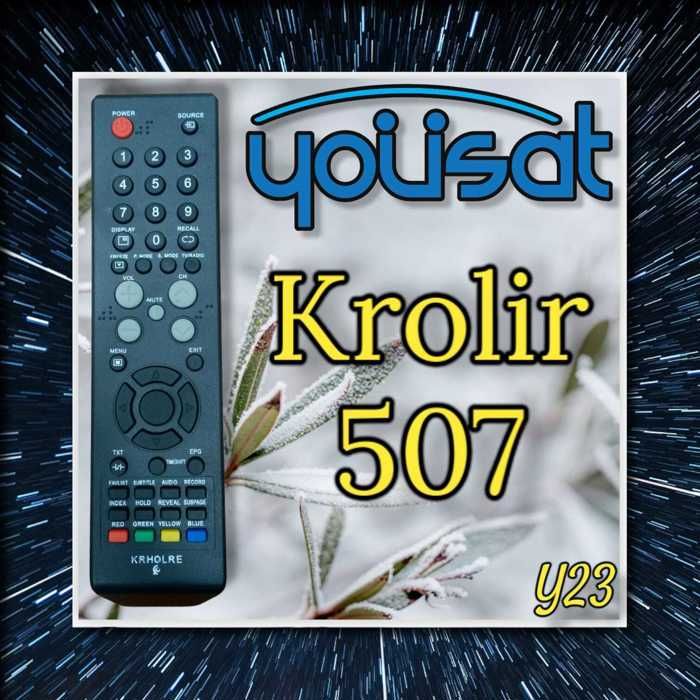 TELECOMMANDE compatible avec TV KROHLER 507 KROLIR