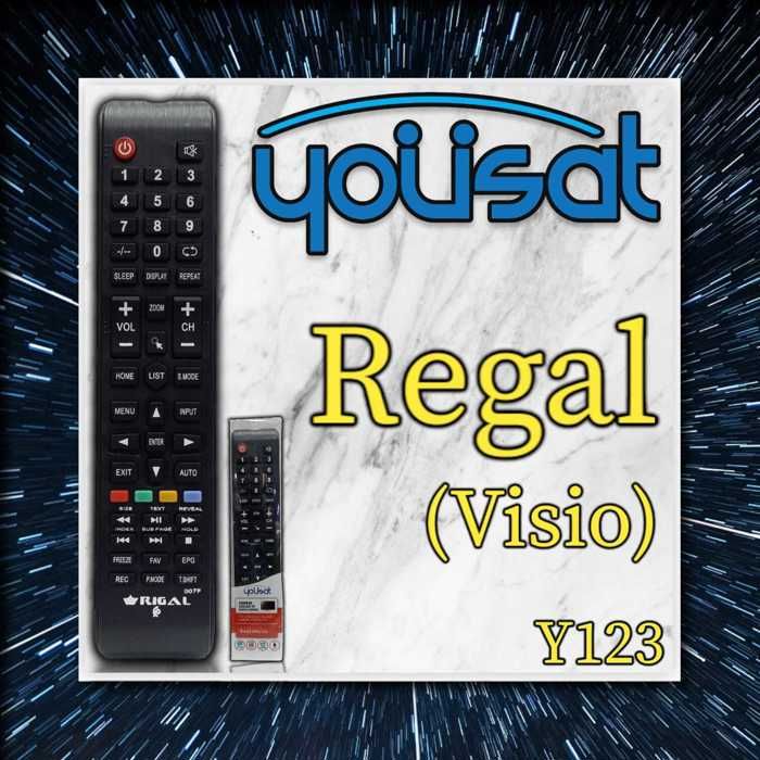 Télécommande - REGAL - VISIO - Noir - Universelle - Compatible TV