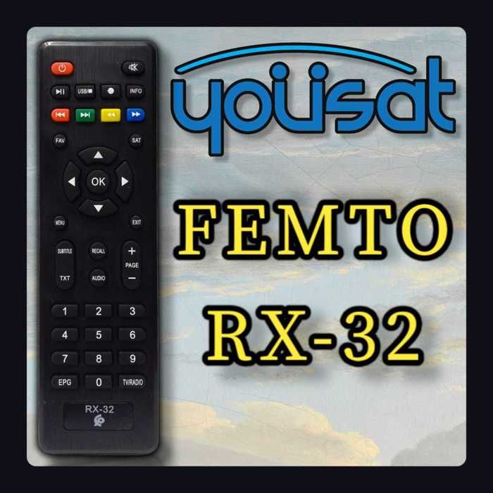 TELECOMMANDE compatible avec RECEPTEUR TV ECHOLINK femto rx-32