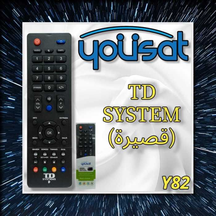 TELECOMMANDE compatible avec TV MINI TD SYSTEM