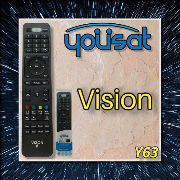 Télécommande - VISION - Compatible TV - Noir - Universelle - Prise en charge multiple