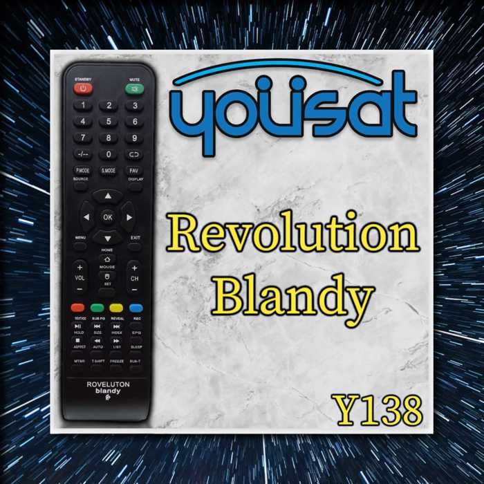 Télécommande - REVOLUTION - Blandy - Noir - Universelle - Compatible TV