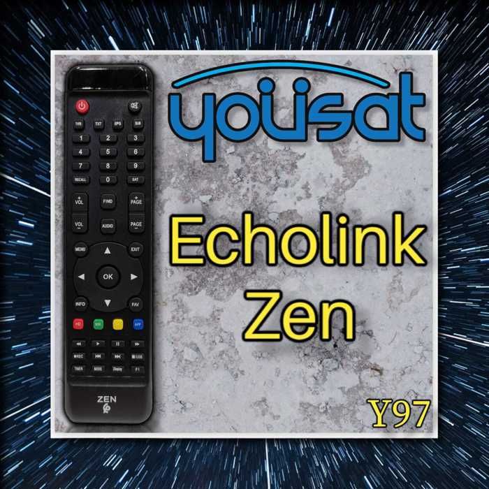 Télécommande - ECHOLINK - ZEN - Noir - Simple - Compatible TV