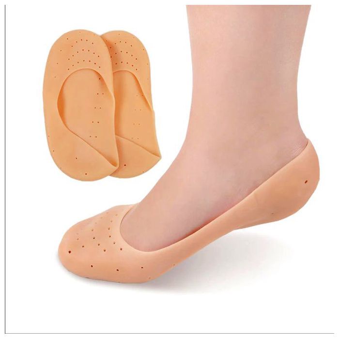 2 pcs chaussettes en Silicone souple
