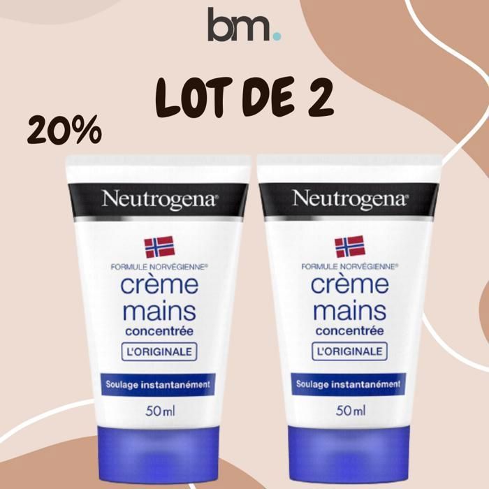 Neutrogena Creme Mains 50Ml   LOT 2