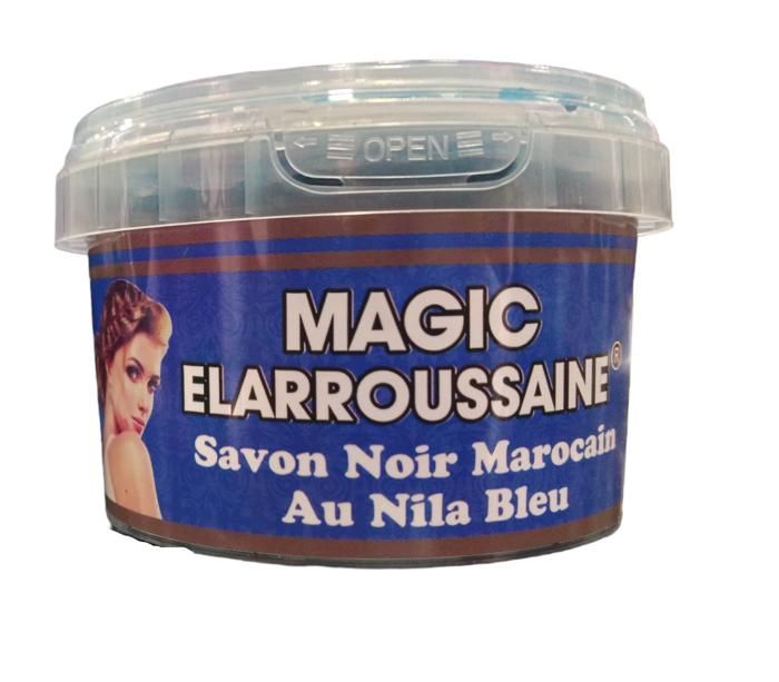 SAVON NOIR MAROCAIN AU NILA BLEU 250 GM