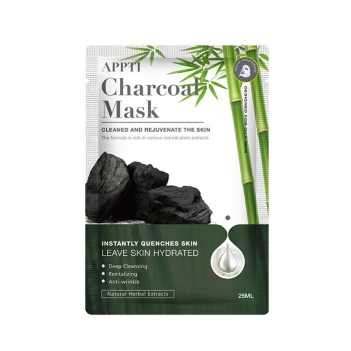 APPTI Masque Visage - Charcoal  Face Mask