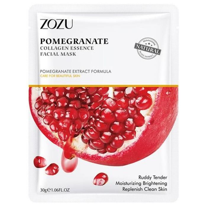 ZOZU Masque Visage - Pomegranate Collagen Essence  Facial Mask