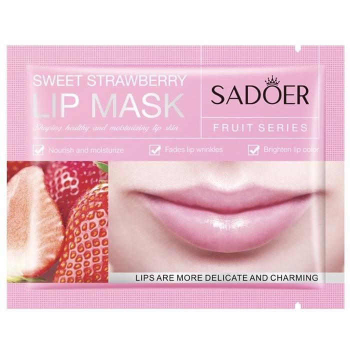 SADOER Masque pour les lèvres - Sweet Strawberry Lip Mask