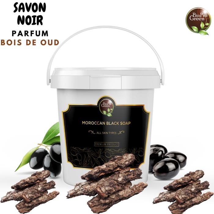 Savon Noir Marocain BIO Parfumé à l’Oud – Sabone Beldi 1 kg