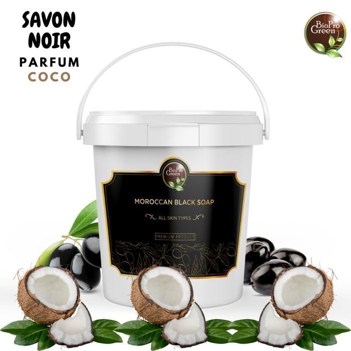 Savon noir Marocain BIO parfumé au COCO- Sbone béldi 1Kg